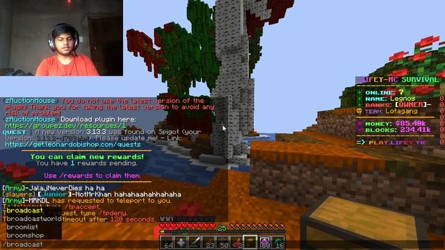 24/7 public smp for java + bedrock player || Minecraft java EDITION || LEGNOS IS LIVE смотреть онлайн