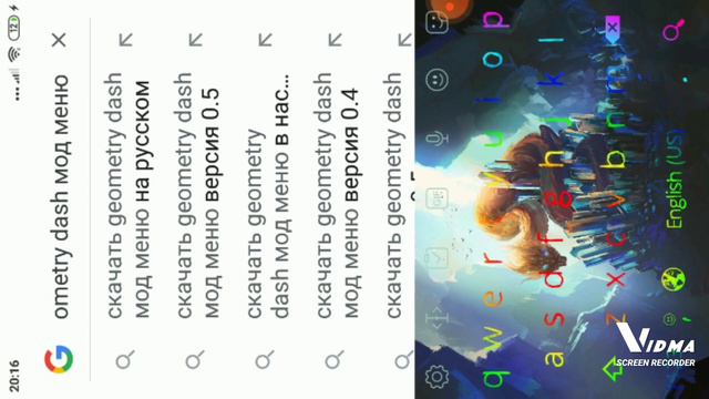 как скачать geometry dash с мод меню смотреть онлайн