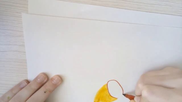 Как рисовать желудь))) смотреть онлайн