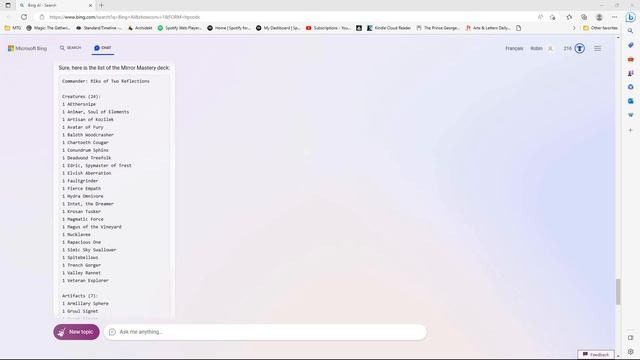I Ask Bing Chat (GPT-4) About The Commander 2011 Decks Then React and Reflect On The Responses смотреть онлайн