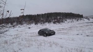 Что может 4matic в снегу?! Лучше чем quattro?? Mercedes E class w212