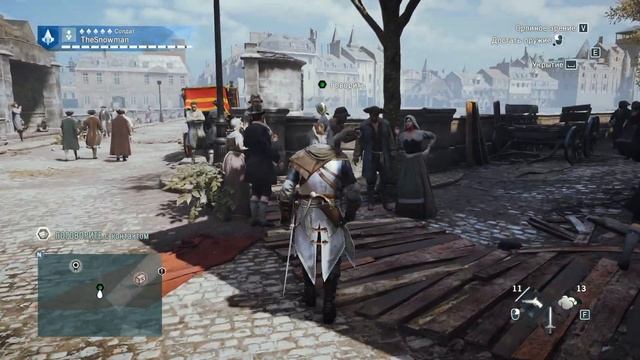 Прохождение Assassins Creed Unity № 5 - Отчёт, слежка, защита Элизы, задания в кафе-театре смотреть онлайн