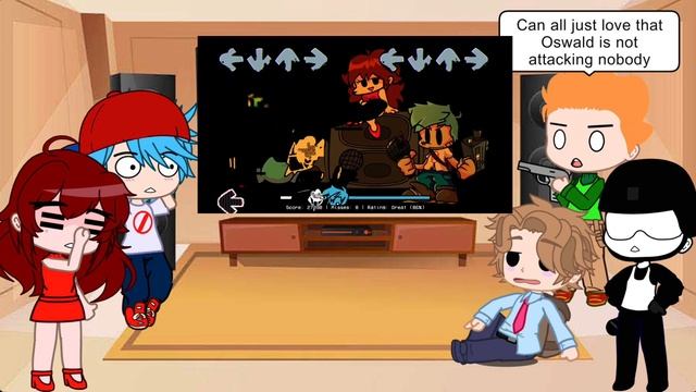Corrupted Oswald || Fnf React To Rabbit’s Glitch Song || Come Learn With Pibby смотреть онлайн