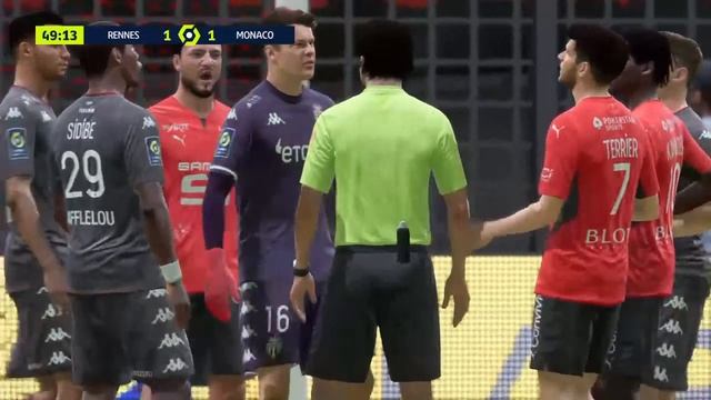 3:1 - Sieg von Stade Rennes vs. AS Monaco смотреть онлайн