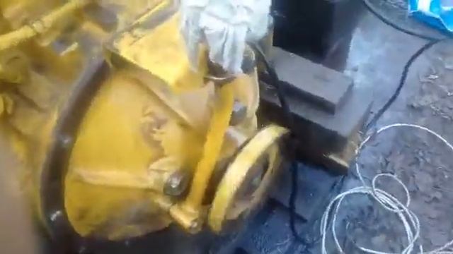 Проверка двигателя KOMATSU SA6D140-2e после капитального ремонта смотреть онлайн