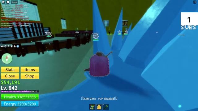 Playing Blox Fruits (live)