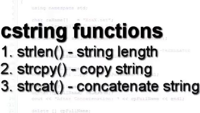 C++ Console Lesson 44: Using Char Array Strings смотреть онлайн