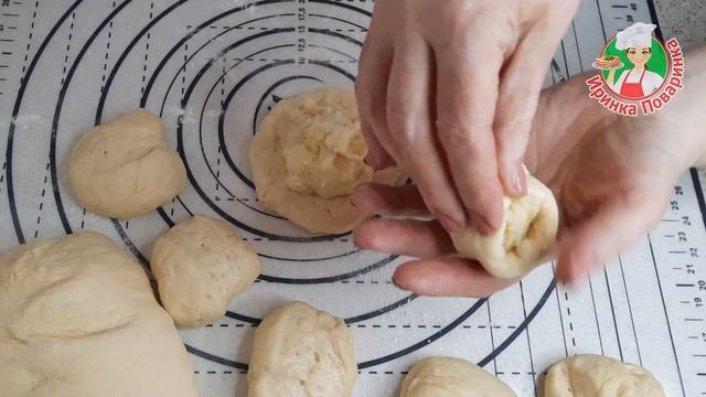 Дрожжевые пирожки с разными начинками. Рецепт теста для пирожков. смотреть онлайн