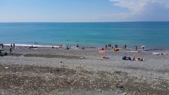 Путь к морю от гостевого дома в Солониках (Лазаревский р-он). Природа и погода, Черное море - супер смотреть онлайн