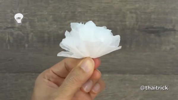 3 Ways to Make Flowers with Toilet Paper - Easy Craft | Thaitrick