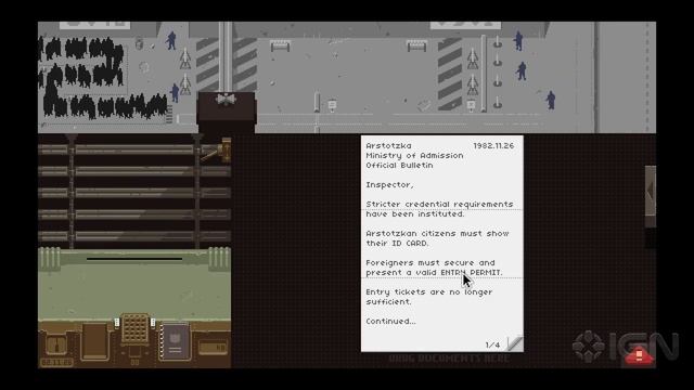 Papers, Please - The First Five Days Gameplay смотреть онлайн