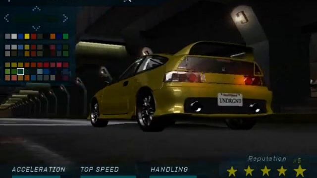 Need For Speed Underground- M2011 Honda CRX смотреть онлайн