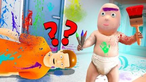 РЕБЕНОК ЗАКРАСИЛ ПАПУ! АДСКИЙ РЕМОНТ В ДОМЕ