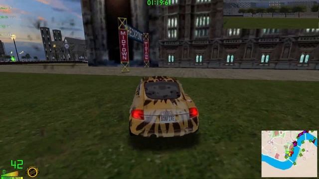Midtown Madness 2 - Riverside Run - Imperial London Racepack Circuit[Amateur] смотреть онлайн