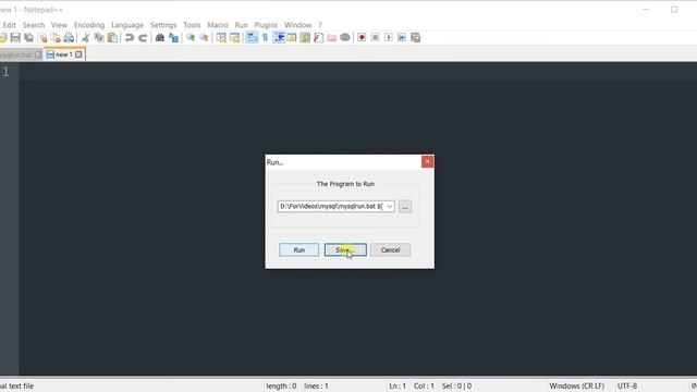 Type and execute MySQL queries in Notepad++ смотреть онлайн
