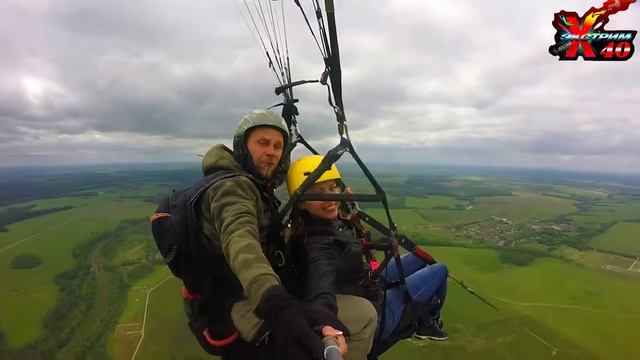 Полет на параплане в Калуге - Монвиж-Монтвид Марина смотреть онлайн