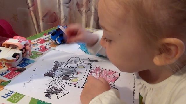 Раскраска у Ули смотреть онлайн