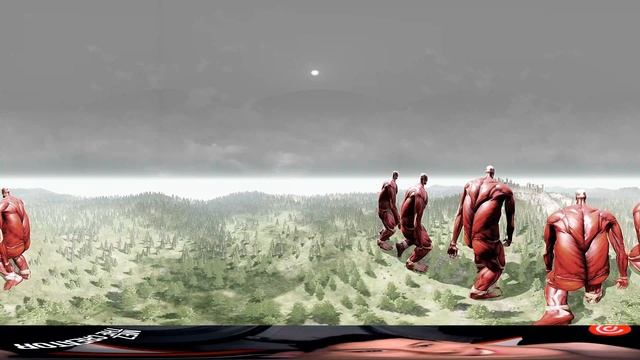 360° Colossal Titans Walk the Earth! Attack On Titan Season 4 Fanimation смотреть онлайн