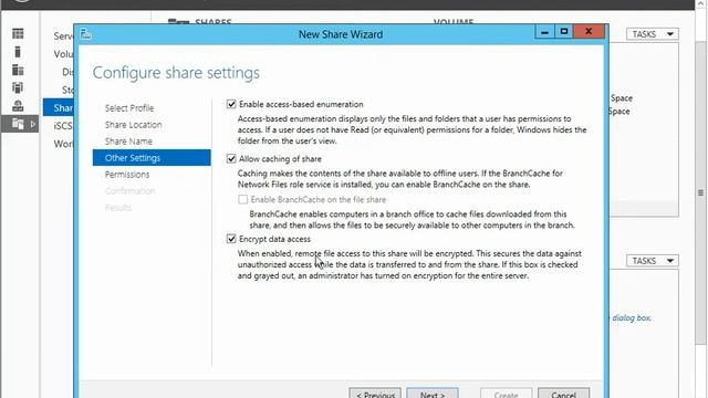 How to create and configure SMB Share on Windows server 2012 R2 смотреть онлайн