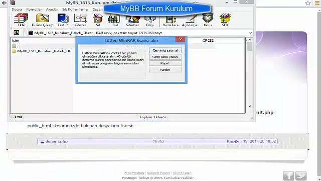 MyBB Forum İlk Kurulum смотреть онлайн