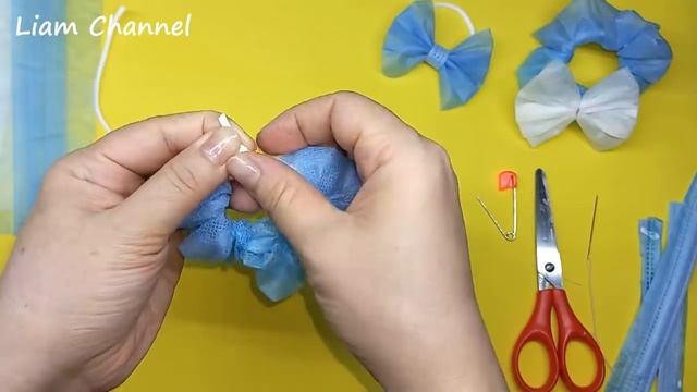 Cách Làm DÂY CỘT TÓC Scrunchies Từ Khẩu Trang Y Tế rất đơn giản | DIY Scrunchies | Liam Channel смотреть онлайн