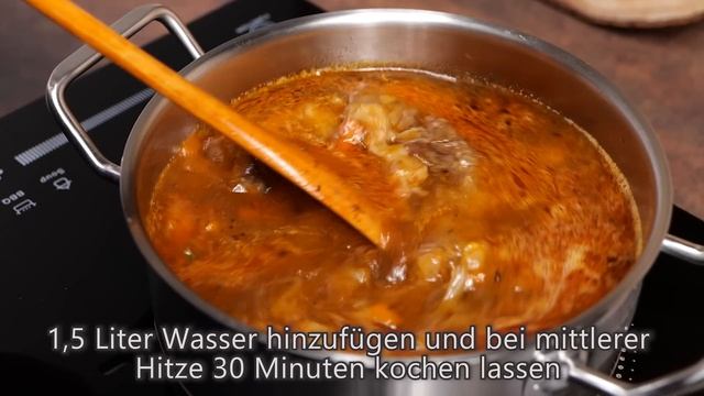 Meine Liebste Ungarische Suppe! Leckere Rindfleischsuppe! Leichte Fleischsuppe!