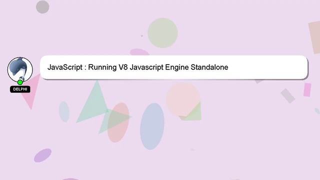 JavaScript : Running V8 Javascript Engine Standalone смотреть онлайн