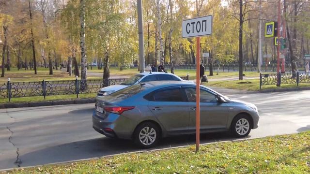 Стоп линия. Как правильно проезжать перекресток, чтобы не получить штраф ? смотреть онлайн