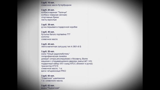 Цены в СССР и сейчас. Невероятно, но цены на продукты в СССР были... смотреть онлайн