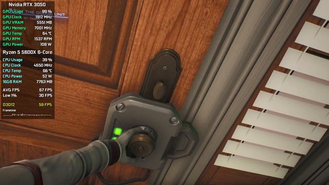 High On Life - RTX 3050 - Ryzen 5600X - FPS Test