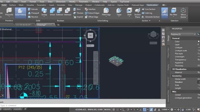 Autocad Temel ve Kolonları 3 boyutlu modelleyip beton metrajını bulalım смотреть онлайн