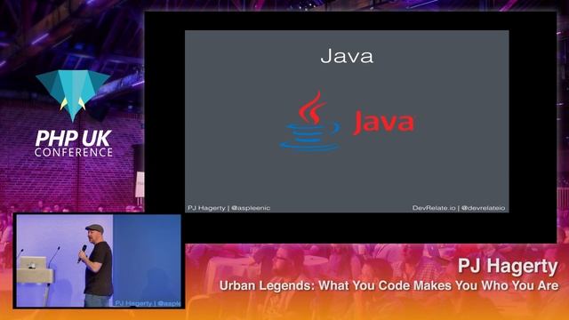 PHP UK Conference 2018 - PJ Hagerty - Urban Legends: What You Code Makes You Who You Are смотреть онлайн