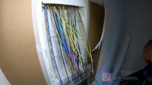 Переборка щита на 36 модулей