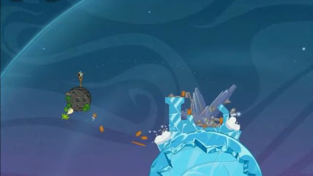 Angry Birds Space - Level 2-10 100% Space Eagle Walkthrough Cold Cuts | WikiGameGuides смотреть онлайн