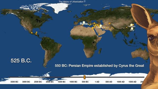 The Super Fast History Of All Human Cities смотреть онлайн