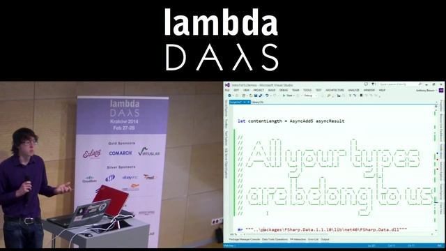 Lambda Days - Anthony Brown - An intro to F# смотреть онлайн