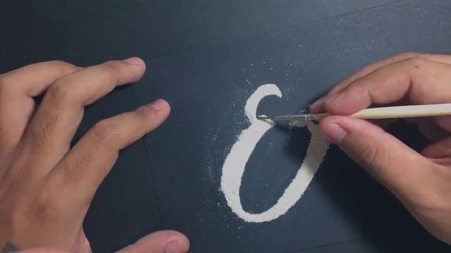 36 Days of Type | Sand Lettering Speed Art смотреть онлайн