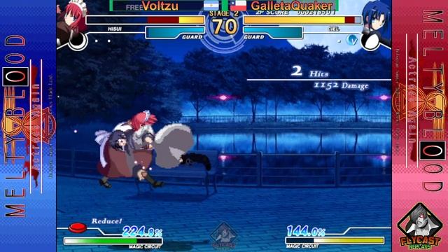 Melty Blood Actress Again Ver.A || Voltzu ?? VS ?? GalletaQuaker || FLYCAST FIGHTCADE 2 смотреть онлайн