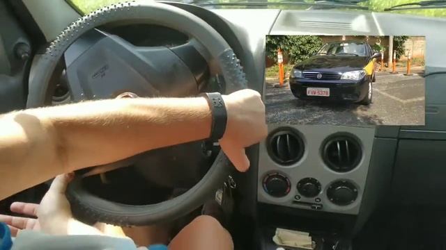 Baliza com o Fiat Palio para o exame prático de CNH do Detran SP em Jaboticabal [COMO FAZER] смотреть онлайн