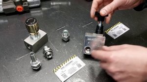 Клапан предохранительный регулируемый 10-250 бар в линию гидросистемы.