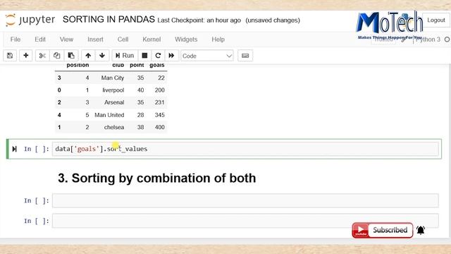How To Sort Dataset By Index, Column or Both : Python Pandas смотреть онлайн