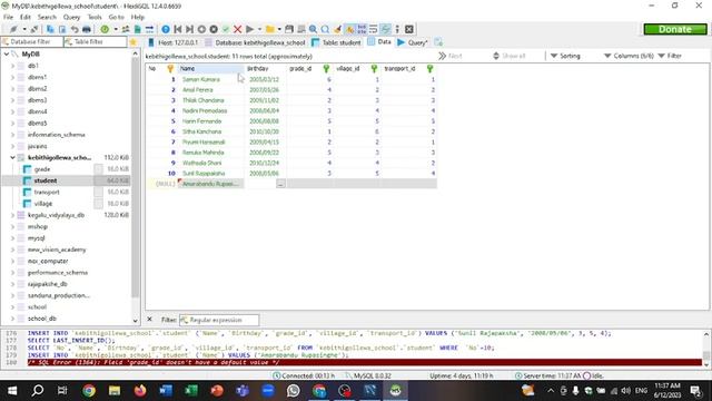 Data Base Task 10| Write a Join Query Statement| 1st Year| Java Institute| Navindu Tharaka смотреть онлайн