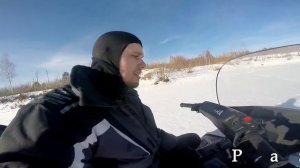 Снегоход yamaha viking 540 iv - скорость, разгон и работа вилки на прыжках!