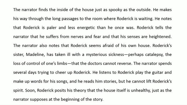 The Fall of the House of Usher II Edgar Allan Poe II Short horror story смотреть онлайн