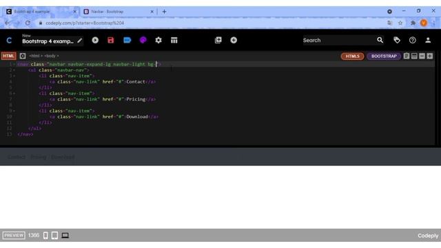 Section#6. Панель навигации с Bootstrap смотреть онлайн