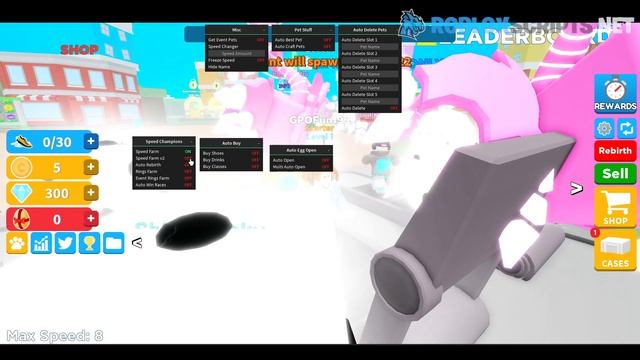 Roblox Speed Champions Script Hack GUI Pastebin 2022: Auto Farm, Auto Rebirth, Auto Open Egg & More смотреть онлайн