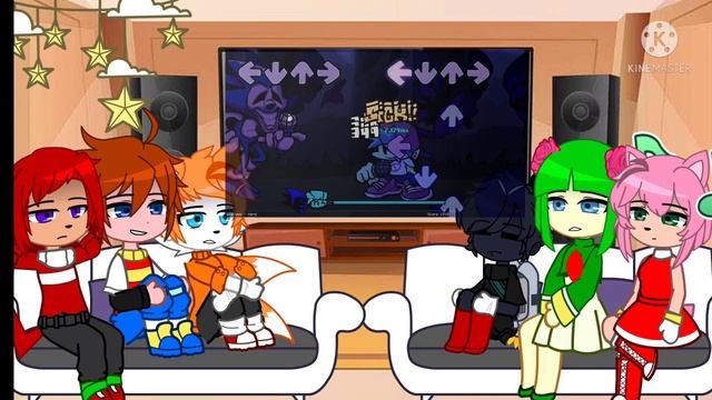 Sonic X react to VS Sonic EXE 2.0 || (Cycles, Endless, Sunshine) || Part 2 || Gacha Club смотреть онлайн