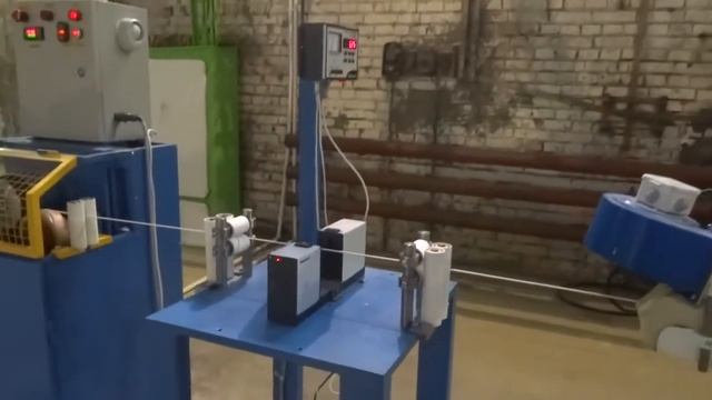 Линия нанесения поливинилхлоридной изоляции на жилу электропровода смотреть онлайн
