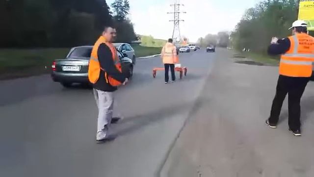 Как проводят проверку на качество и ровность уложенного асфальта смотреть онлайн