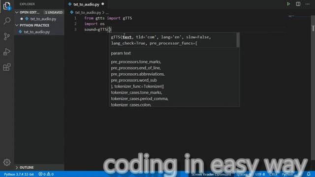 How to convert text into audio by in python смотреть онлайн